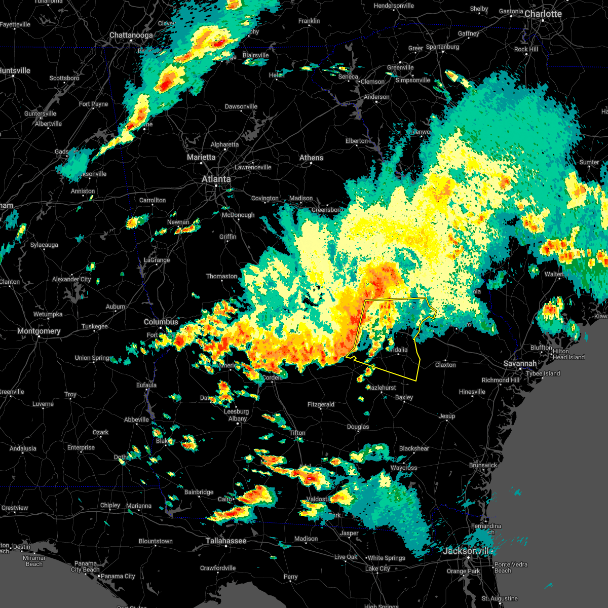 Interactive Hail Maps Hail Map for Kite, GA