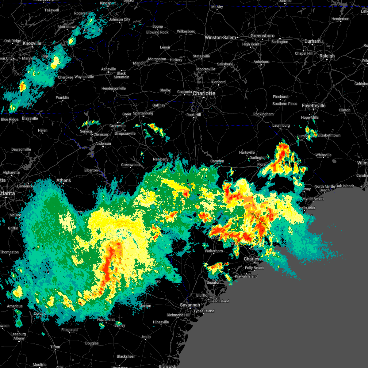 Hail Map for Goose Creek, SC Interactive Hail Maps