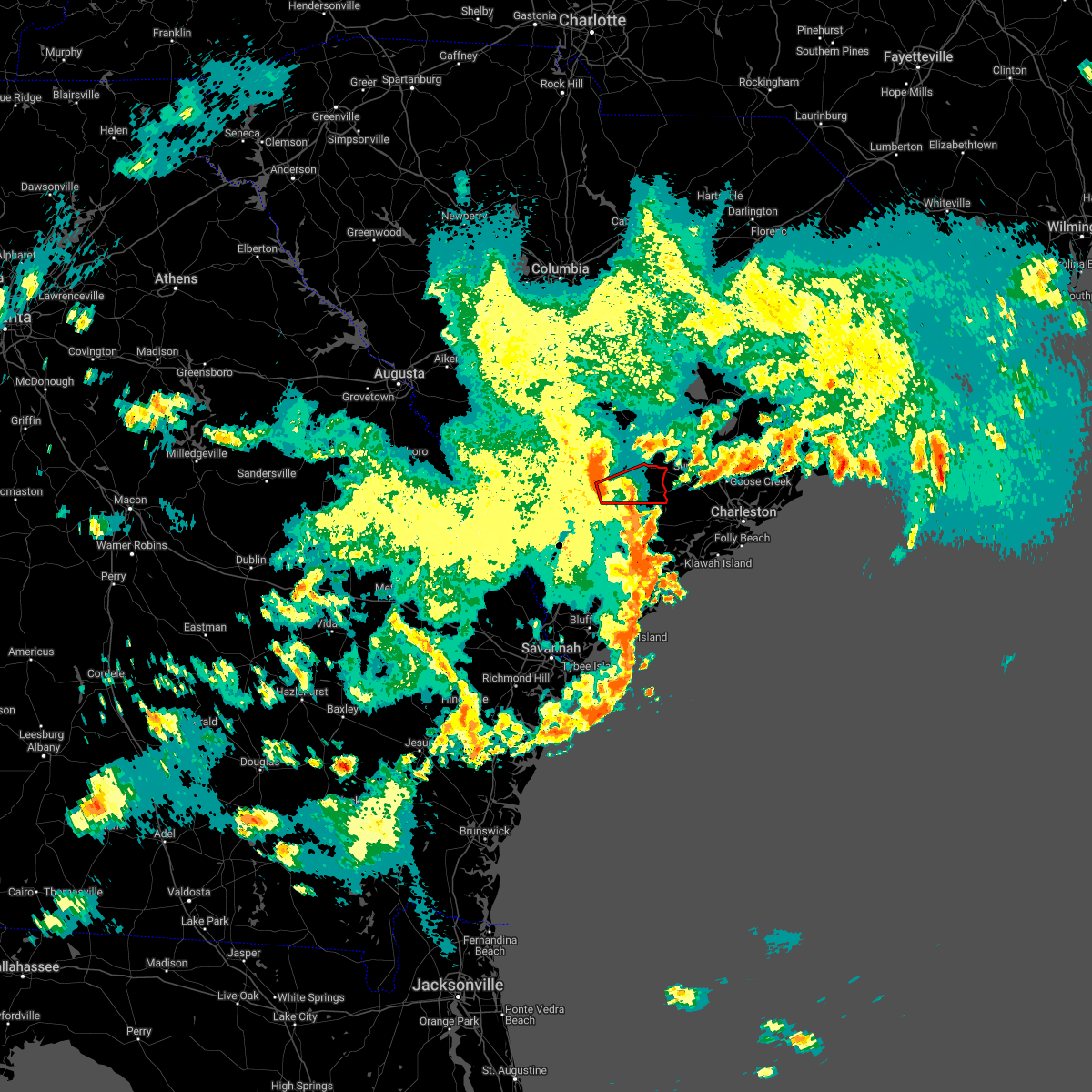 Interactive Hail Maps Hail Map for Cottageville, SC