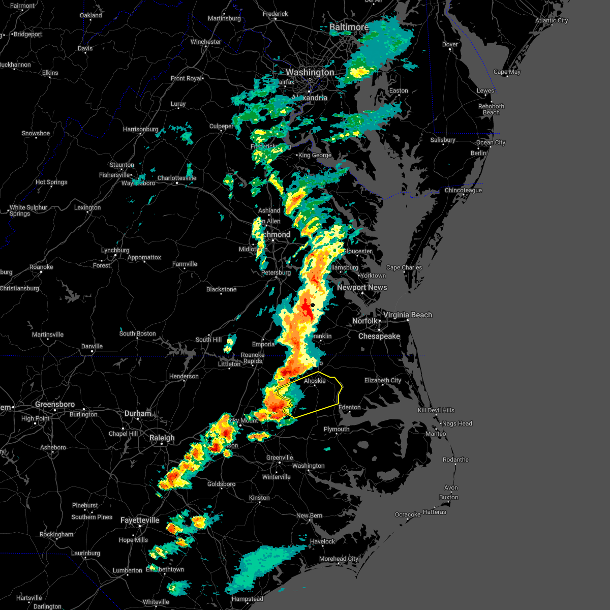 Interactive Hail Maps Hail Map for Aulander, NC