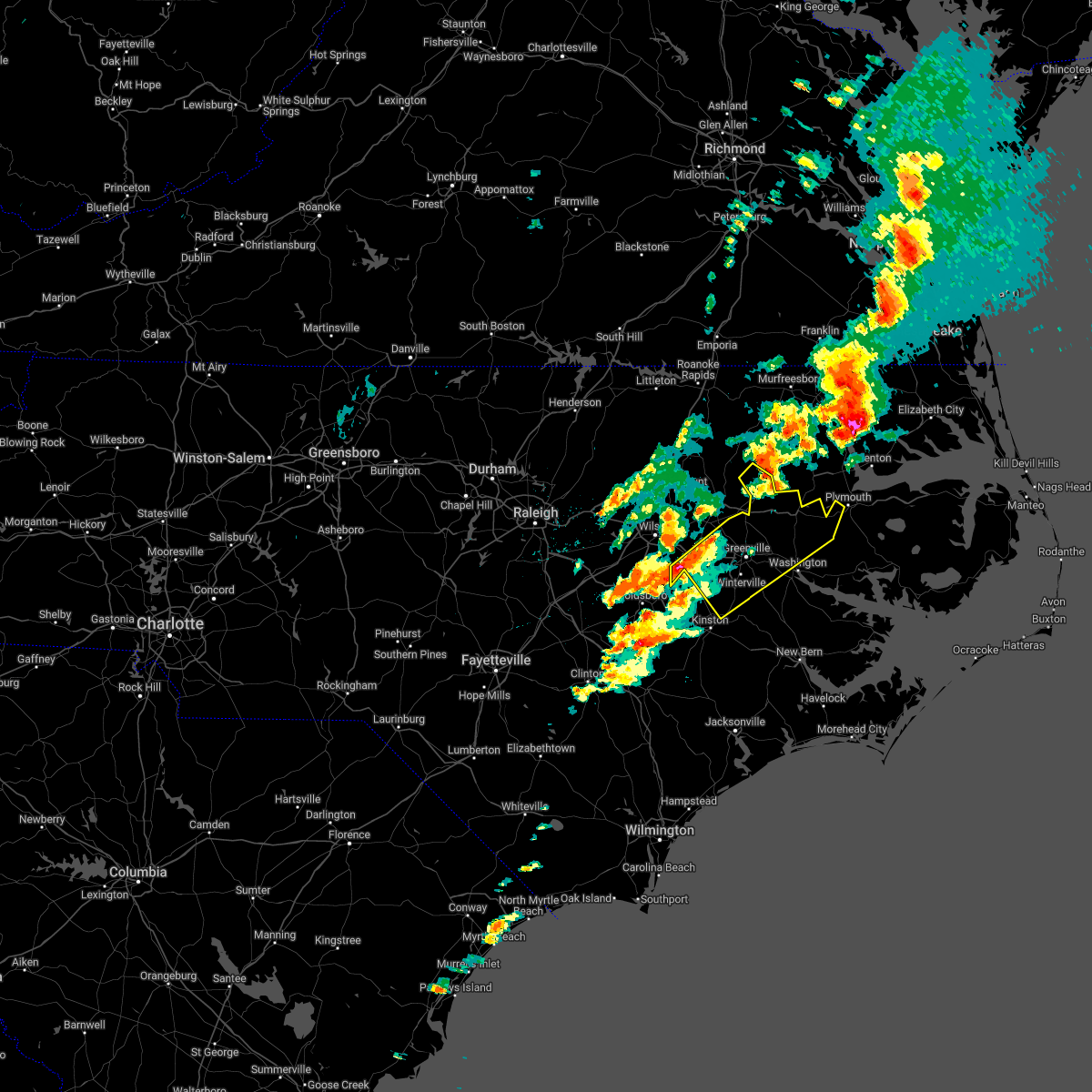 Interactive Hail Maps Hail Map for Grifton, NC