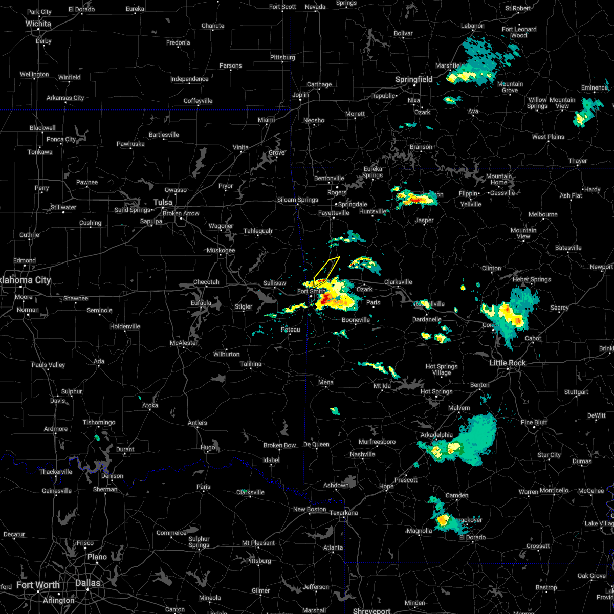 Interactive Hail Maps Hail Map for Van Buren, AR