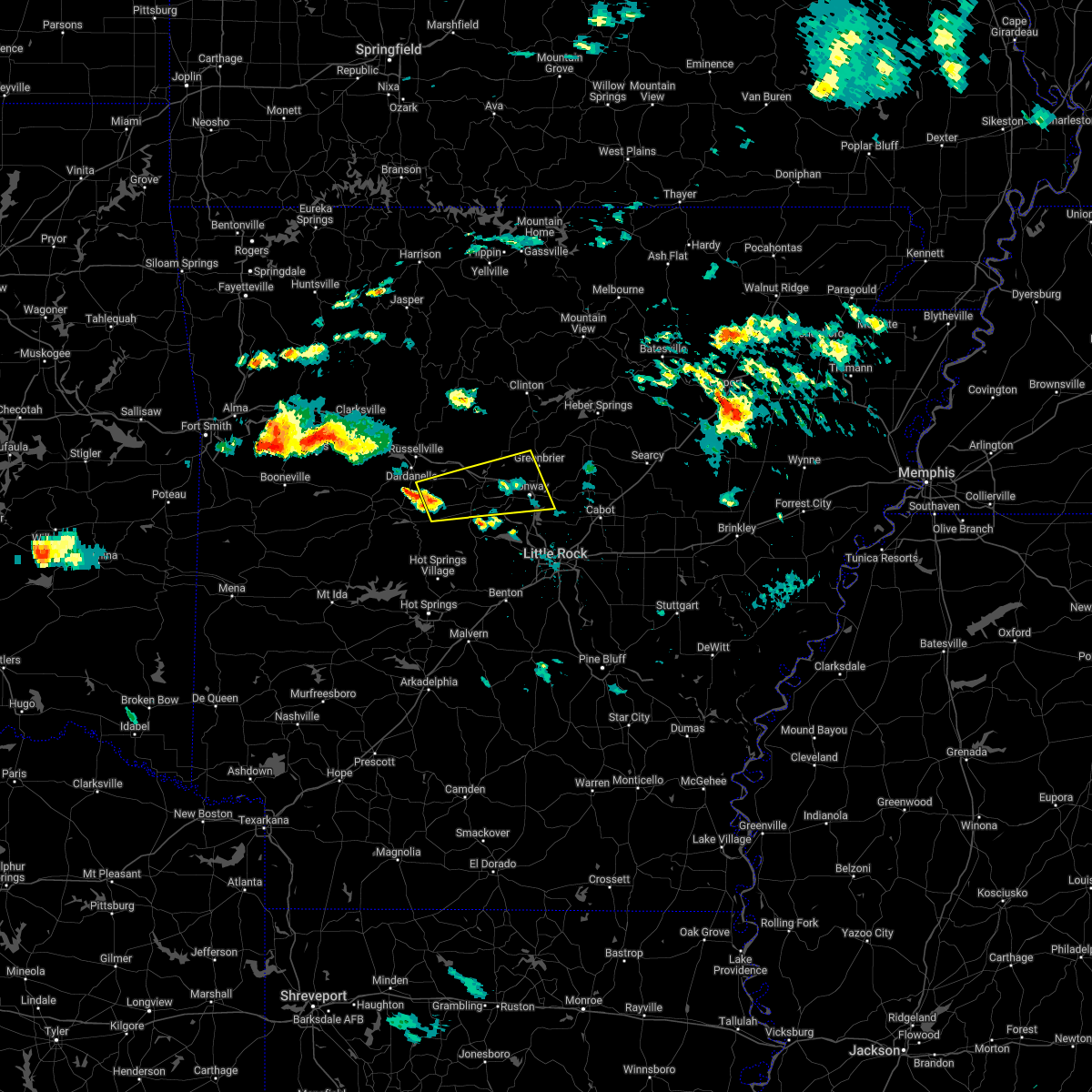 Interactive Hail Maps Hail Map for Perryville, AR
