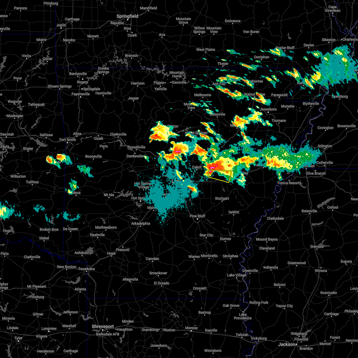 Interactive Hail Maps Hail Map for Fredonia (Biscoe), AR