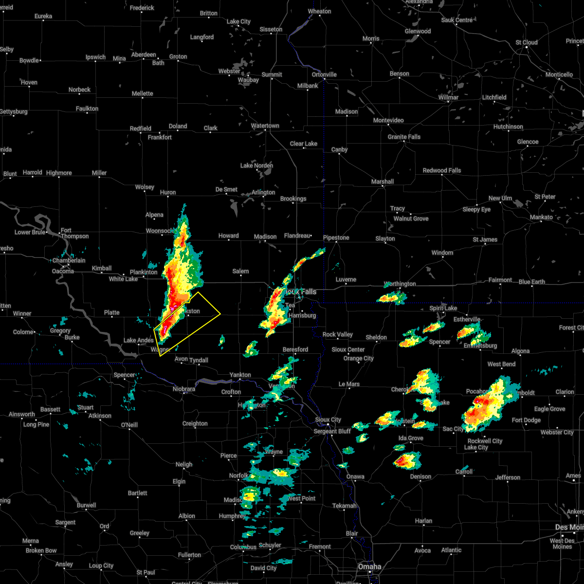 Interactive Hail Maps Hail Map for Wagner, SD