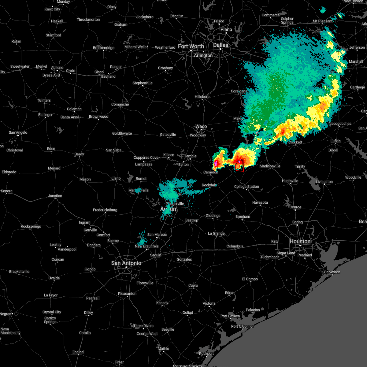 Interactive Hail Maps Hail Map for Franklin, TX