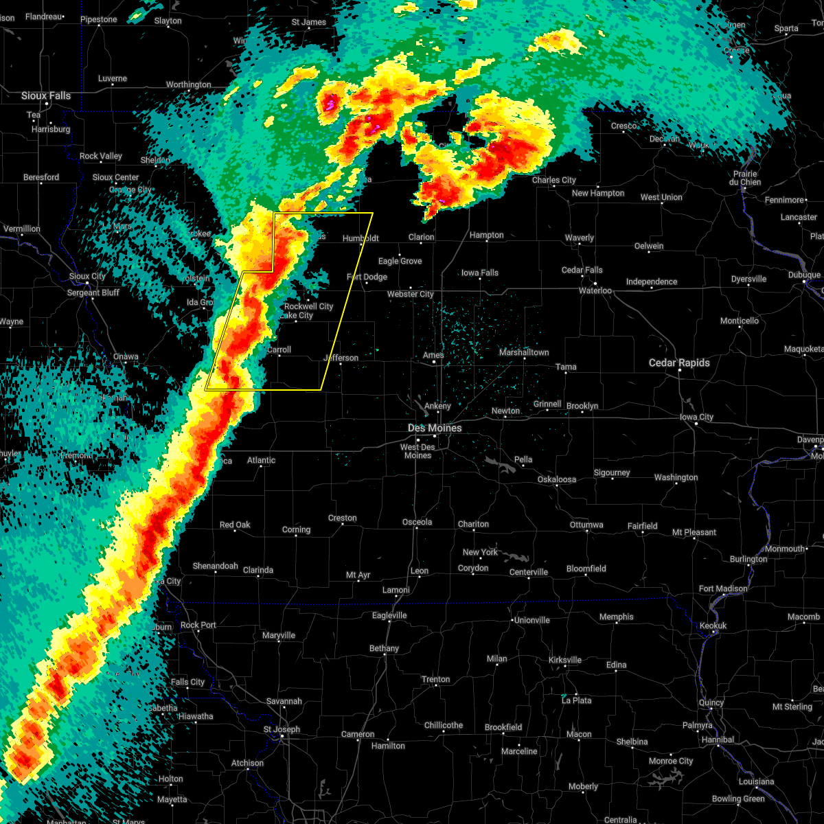 Interactive Hail Maps Hail Map for Rolfe, IA