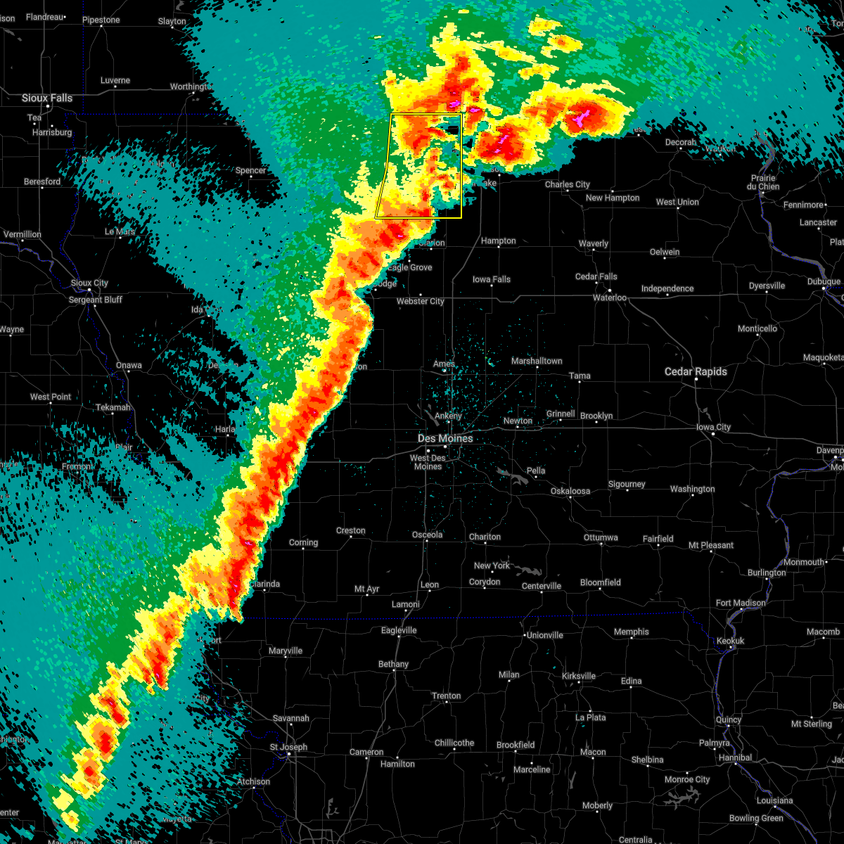 Interactive Hail Maps Hail Map for Buffalo Center, IA