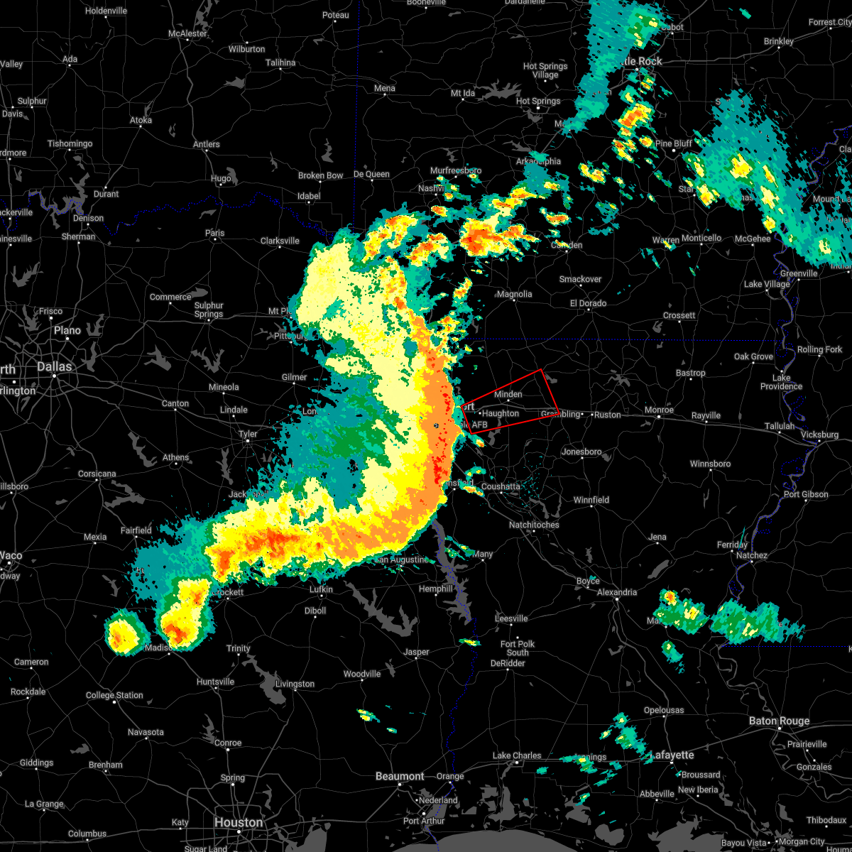 Hail Map for Doyline, LA Interactive Hail Maps