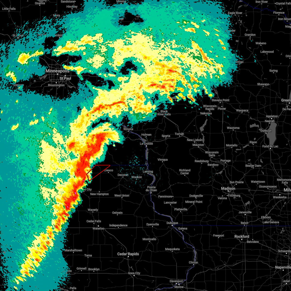 Interactive Hail Maps Hail Map for Lime Springs, IA