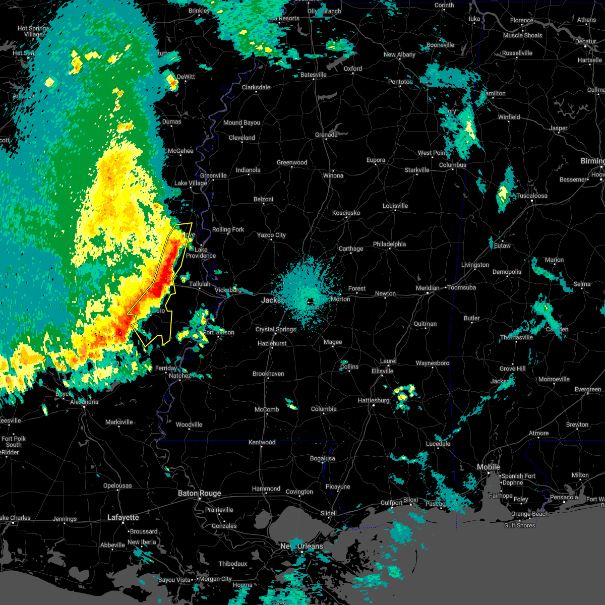 Hail Map for Mangham, LA Interactive Hail Maps