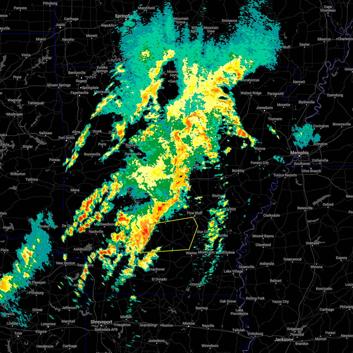 Interactive Hail Maps Hail Map for Thornton, AR