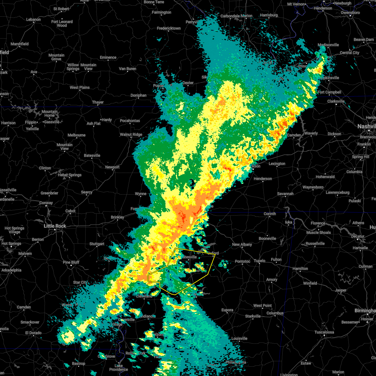 Interactive Hail Maps Hail Map for Tillatoba, MS