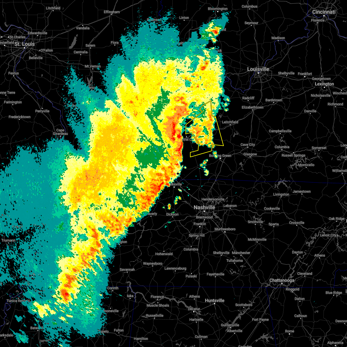 Interactive Hail Maps Hail Map for Caneyville, KY