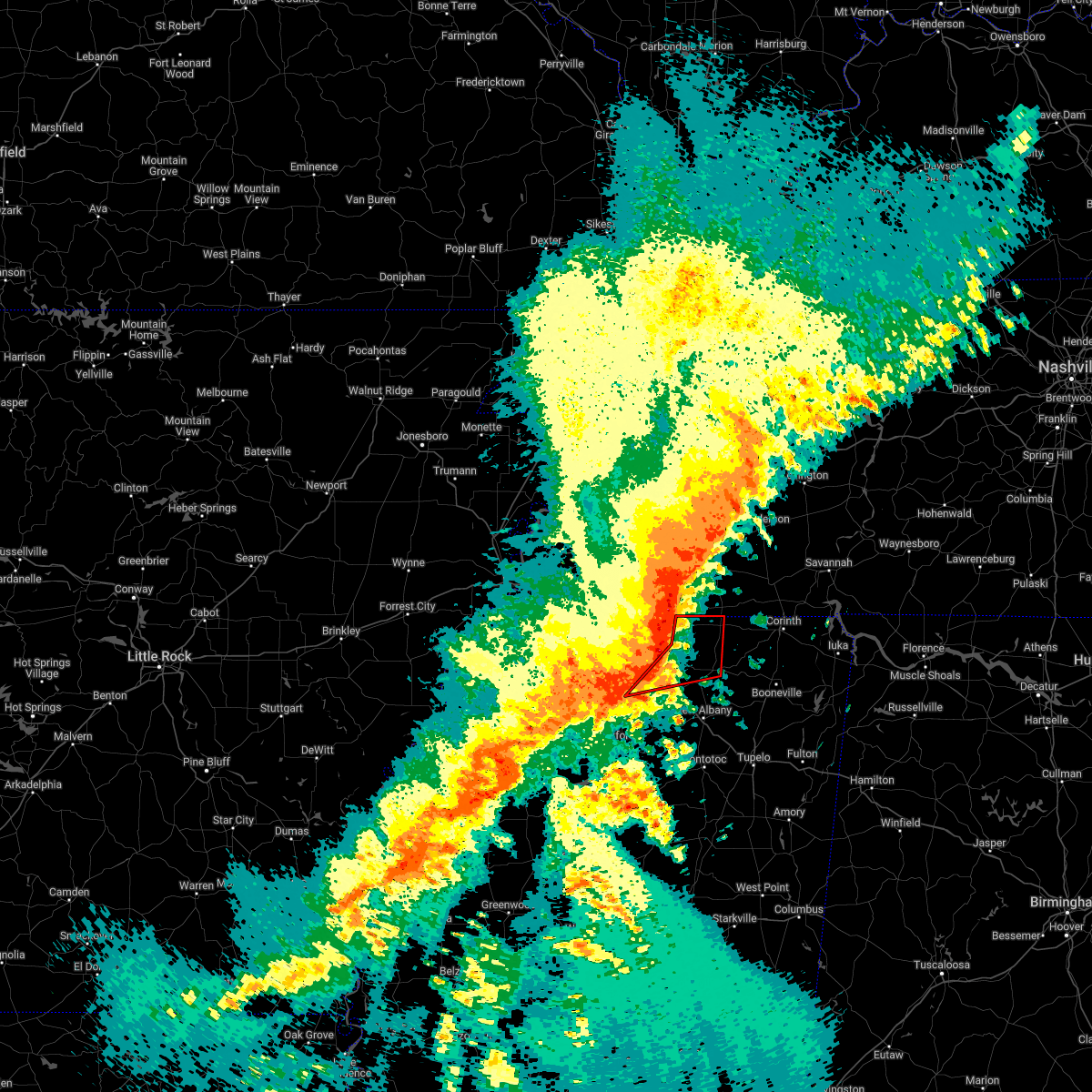 Interactive Hail Maps Hail Map for Snow Lake Shores, MS