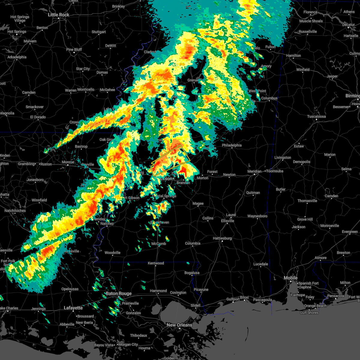 Interactive Hail Maps Hail Map for Flora, MS