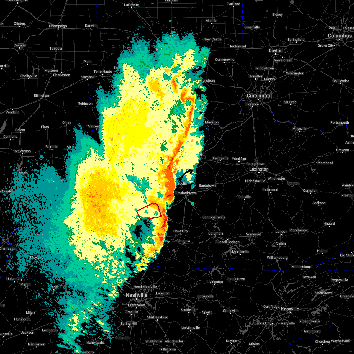 Interactive Hail Maps Hail Map for Caneyville, KY