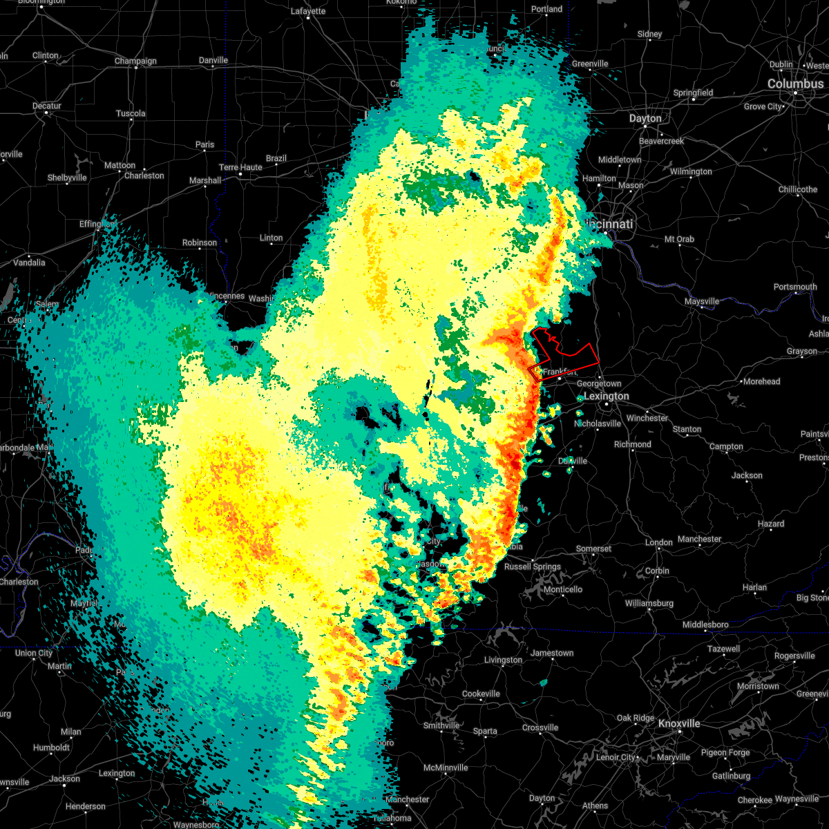 Interactive Hail Maps Hail Map for Stamping Ground, KY