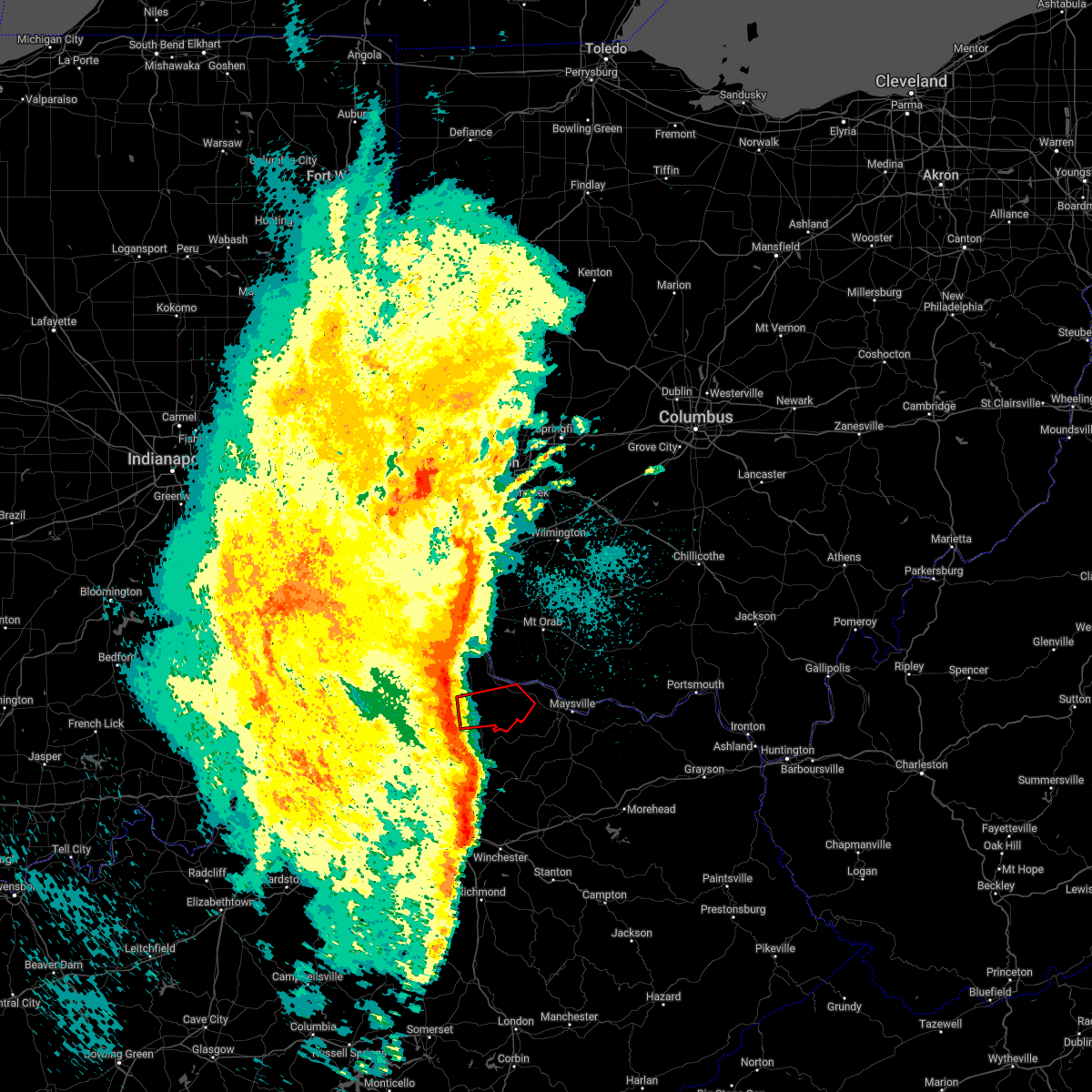 Interactive Hail Maps Hail Map for Falmouth, KY