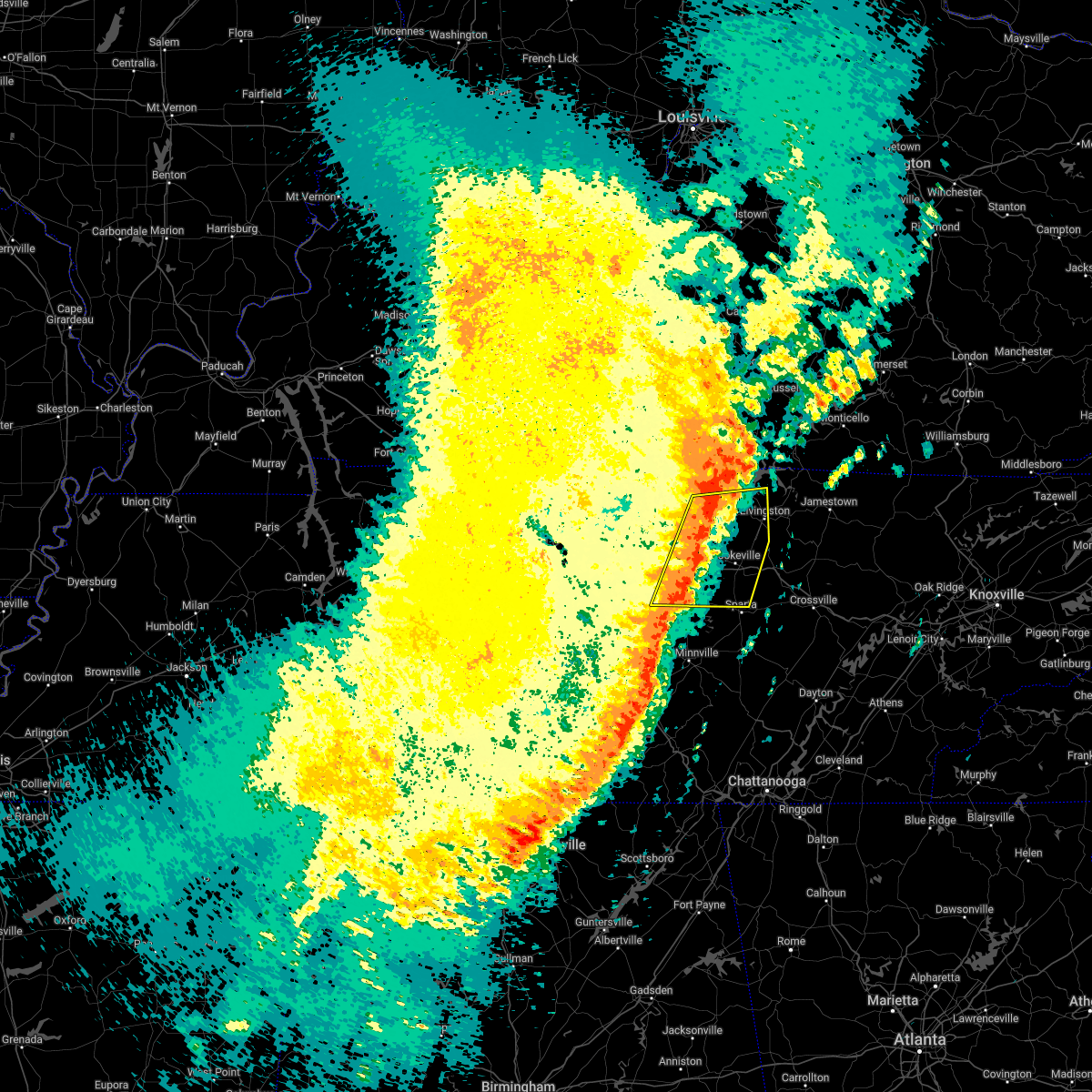 Interactive Hail Maps Hail Map for Gainesboro, TN