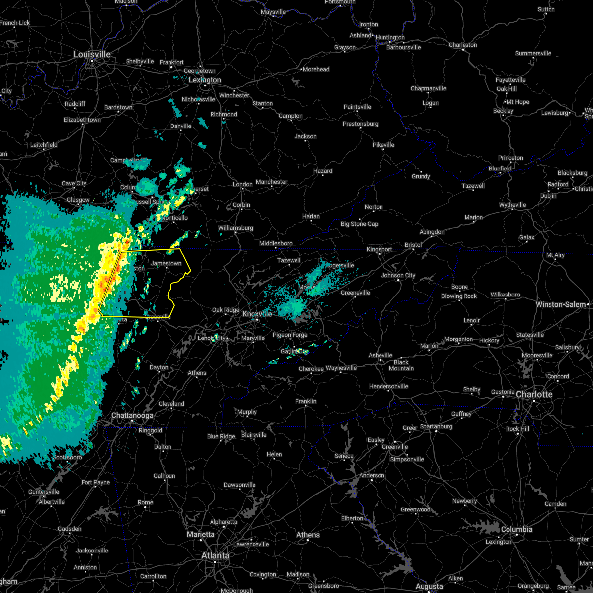 Interactive Hail Maps Hail Map for Jamestown, TN