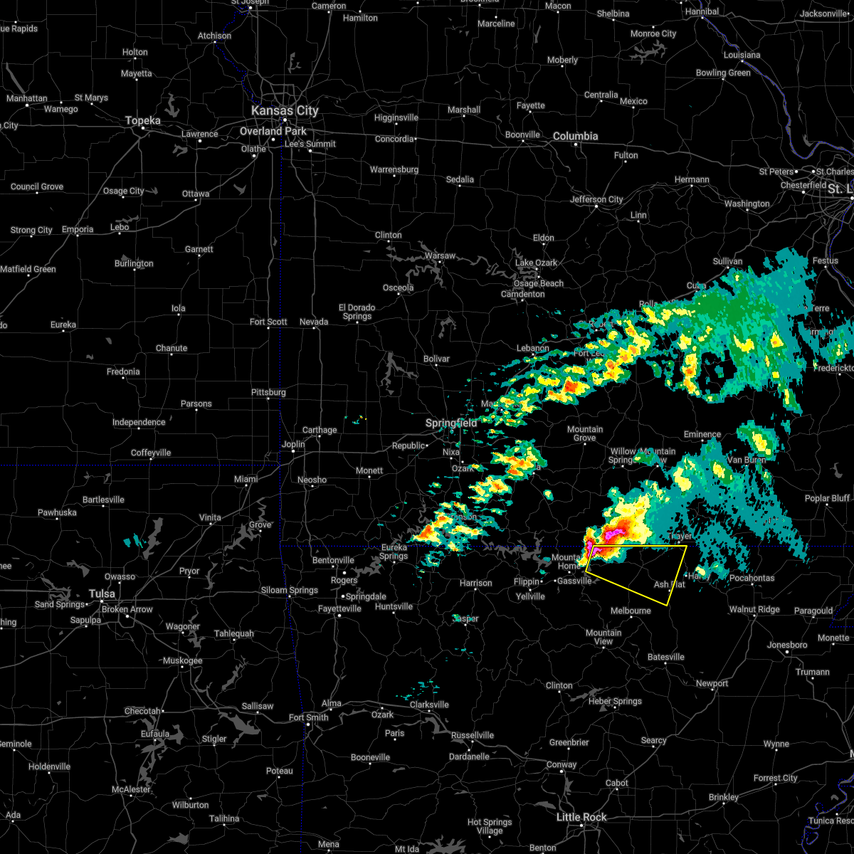 Interactive Hail Maps Hail Map for Viola, AR