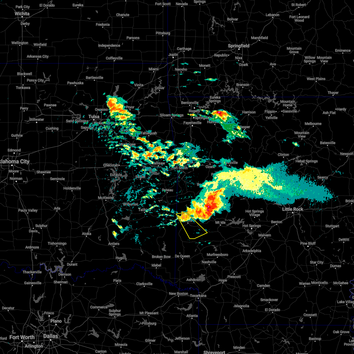 Interactive Hail Maps Hail Map for Mena, AR