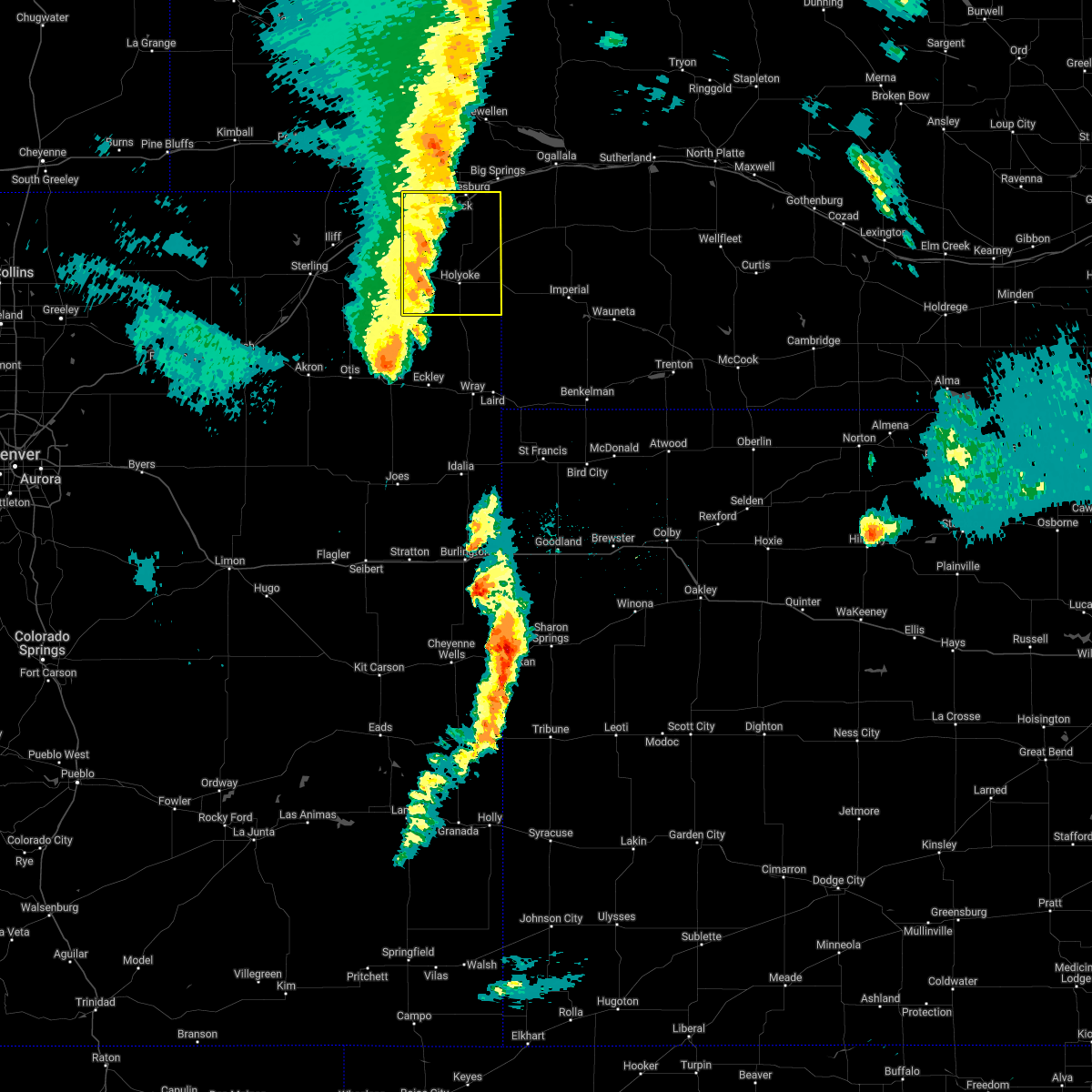 Interactive Hail Maps Hail Map for Paoli, CO