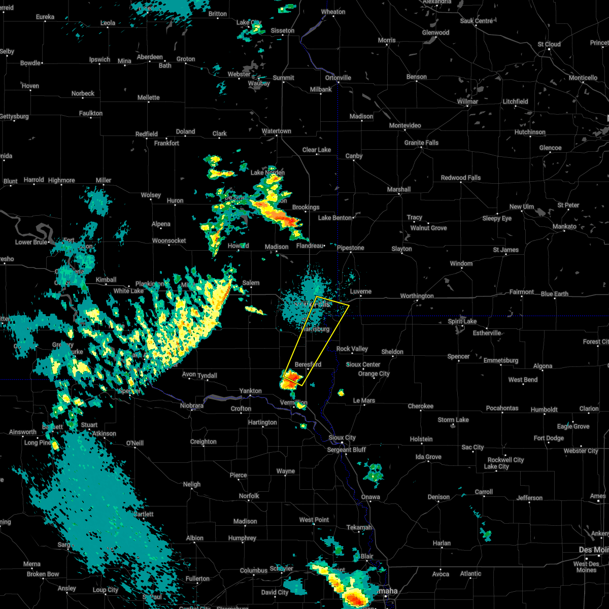 Hail Map for Sioux Falls, SD Interactive Hail Maps