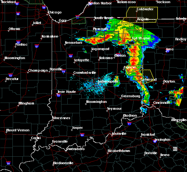 Interactive Hail Maps Hail Map for Ridgeville, IN