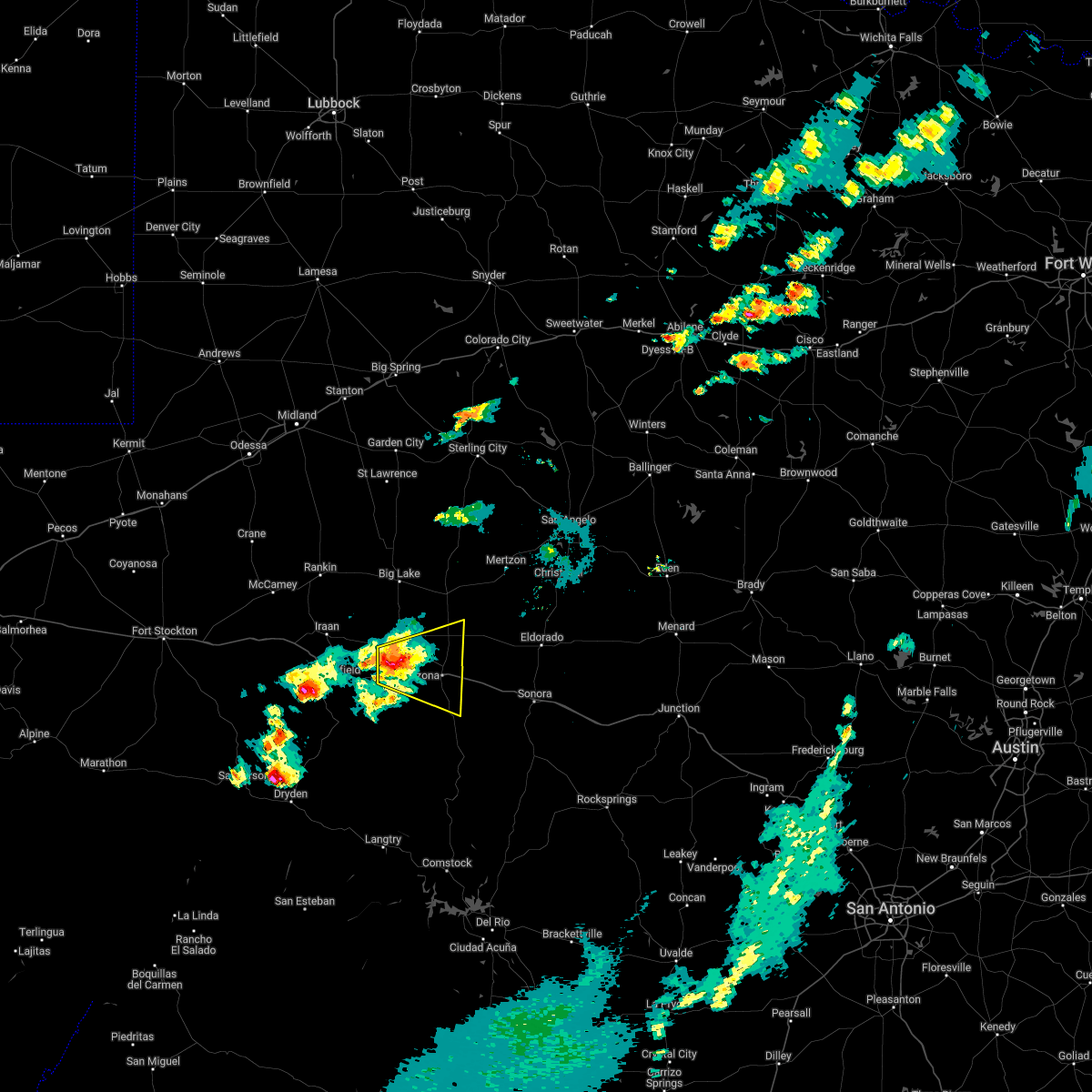 Interactive Hail Maps Hail Map for Ozona, TX