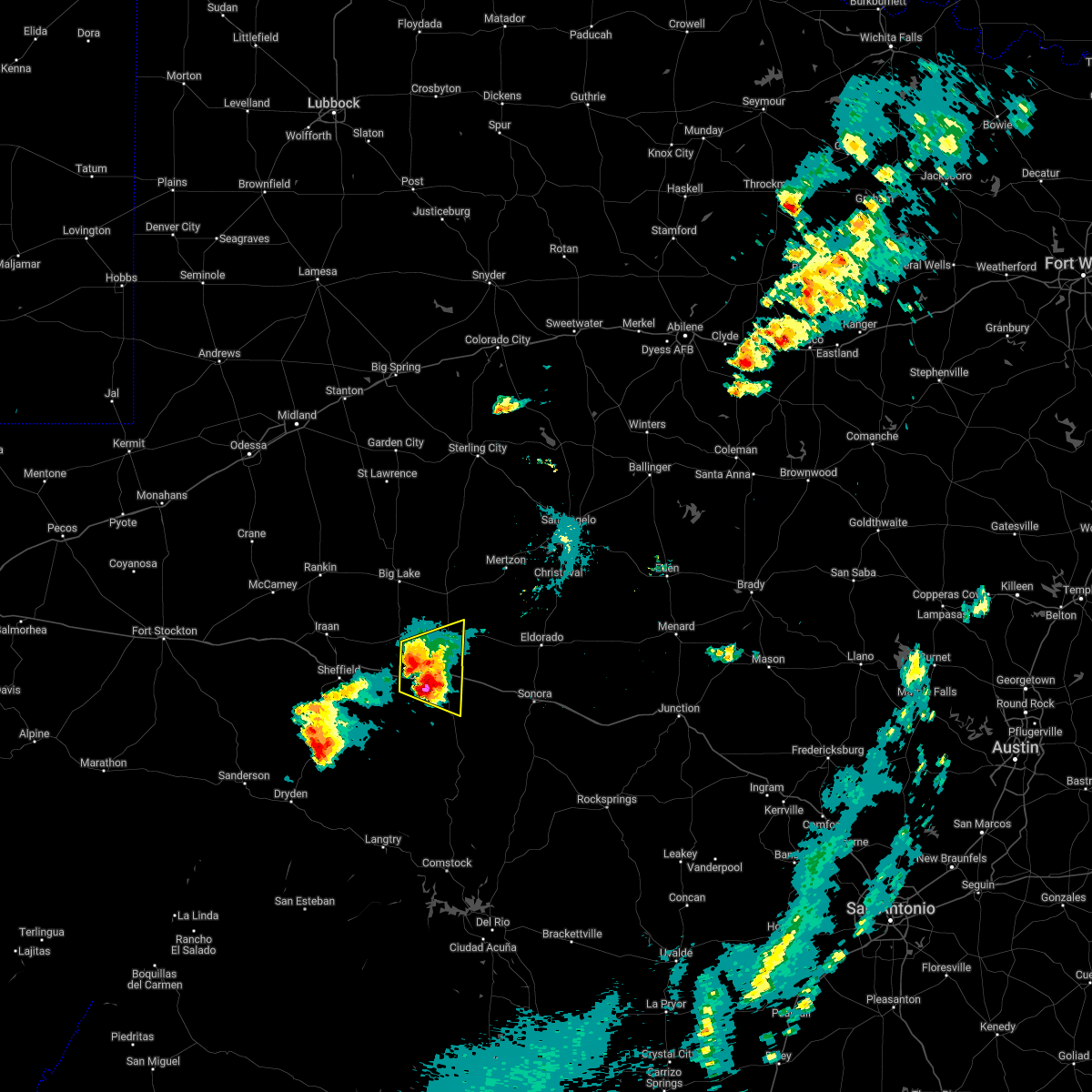 Interactive Hail Maps Hail Map for Ozona, TX