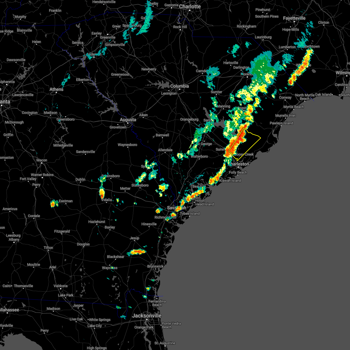 Hail Map for Goose Creek, SC Interactive Hail Maps
