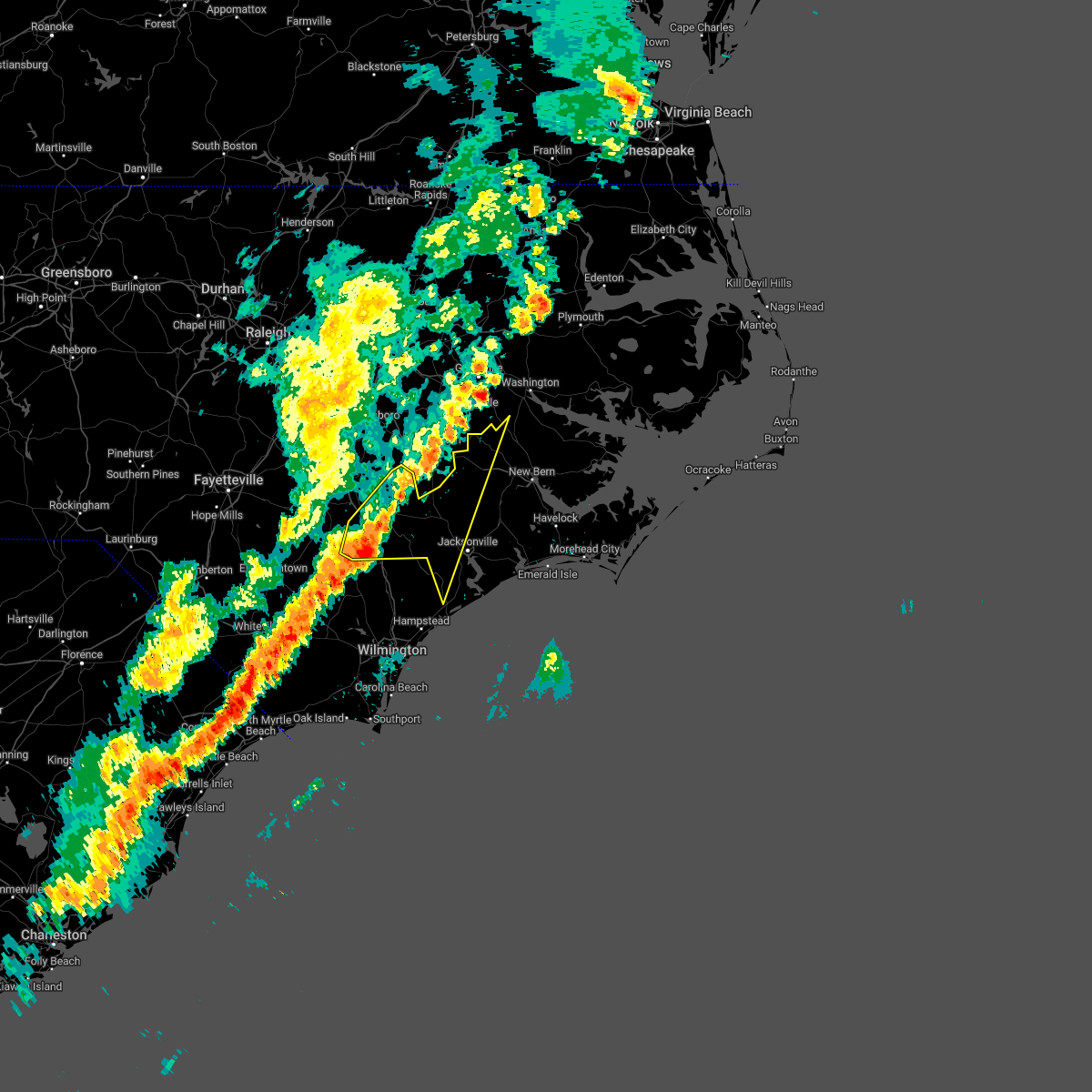 Interactive Hail Maps Hail Map for Rose Hill, NC