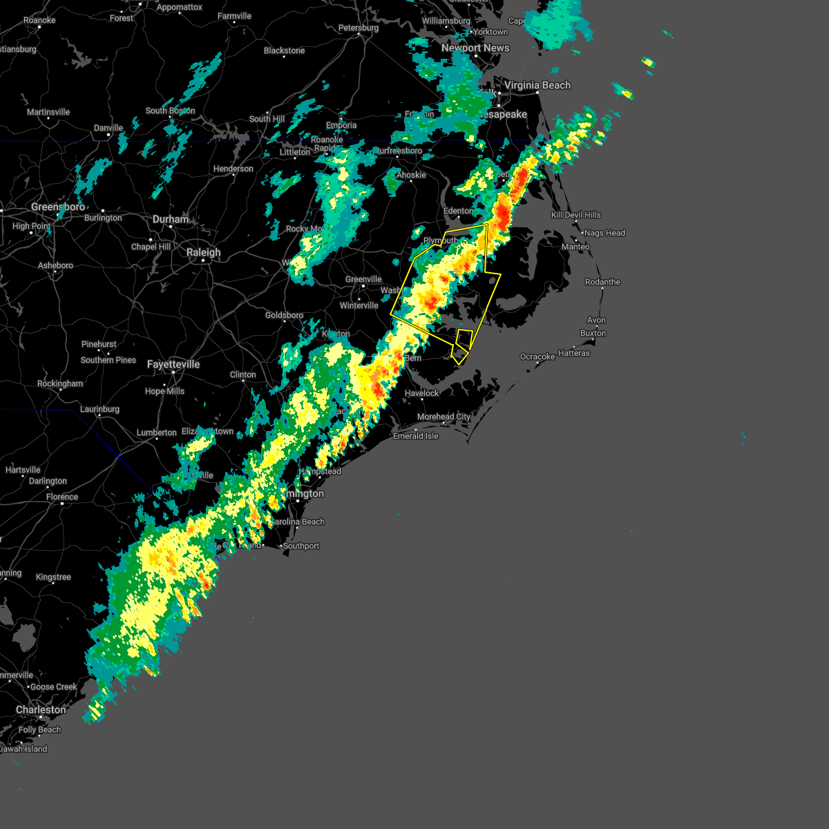 Interactive Hail Maps Hail Map for Chocowinity, NC