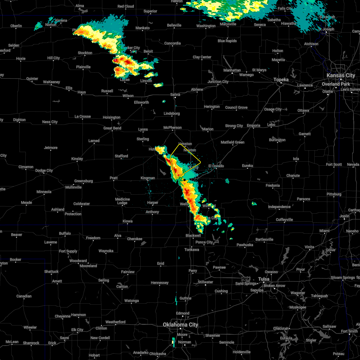 Interactive Hail Maps Hail Map for Wichita, KS