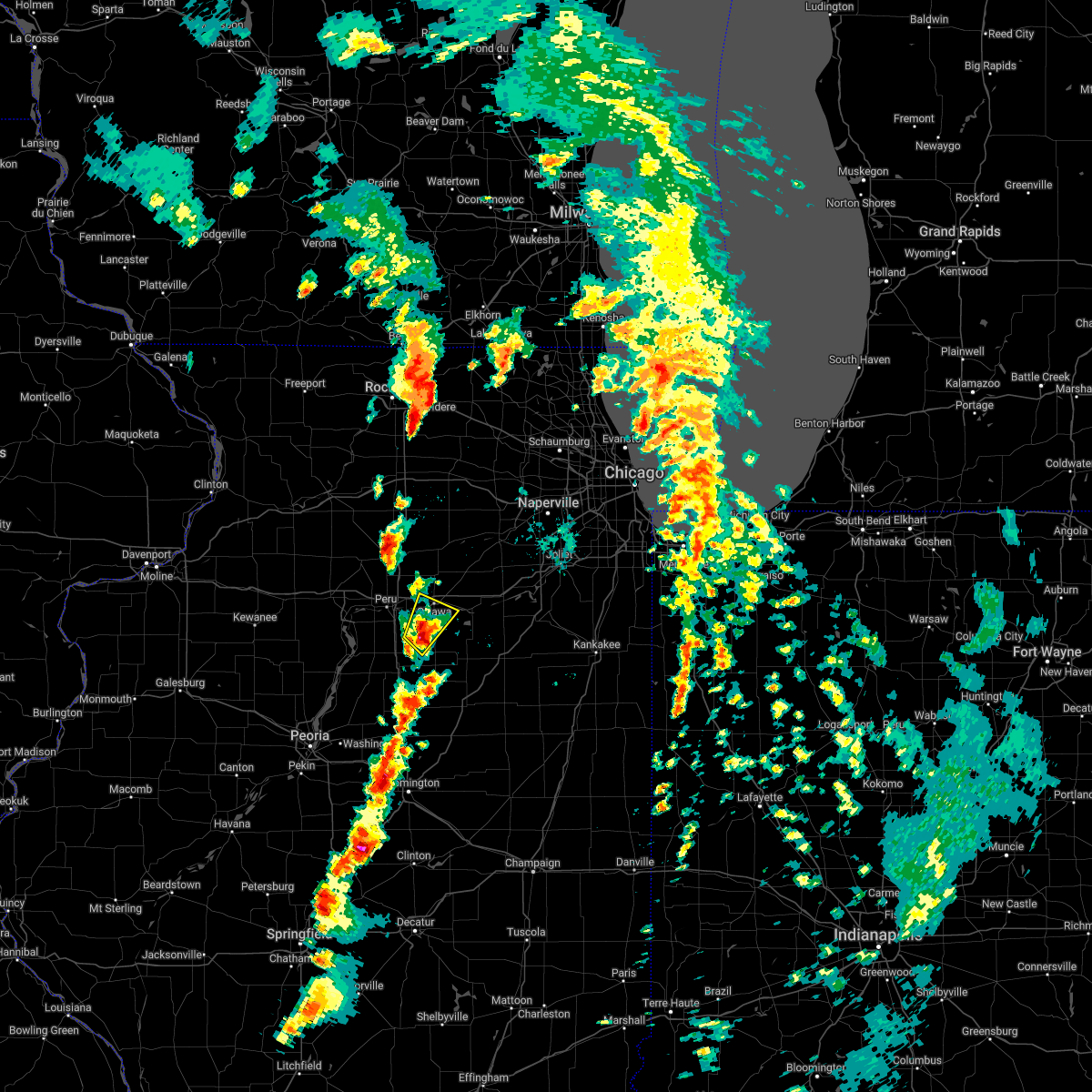 Interactive Hail Maps Hail Map for Ottawa, IL