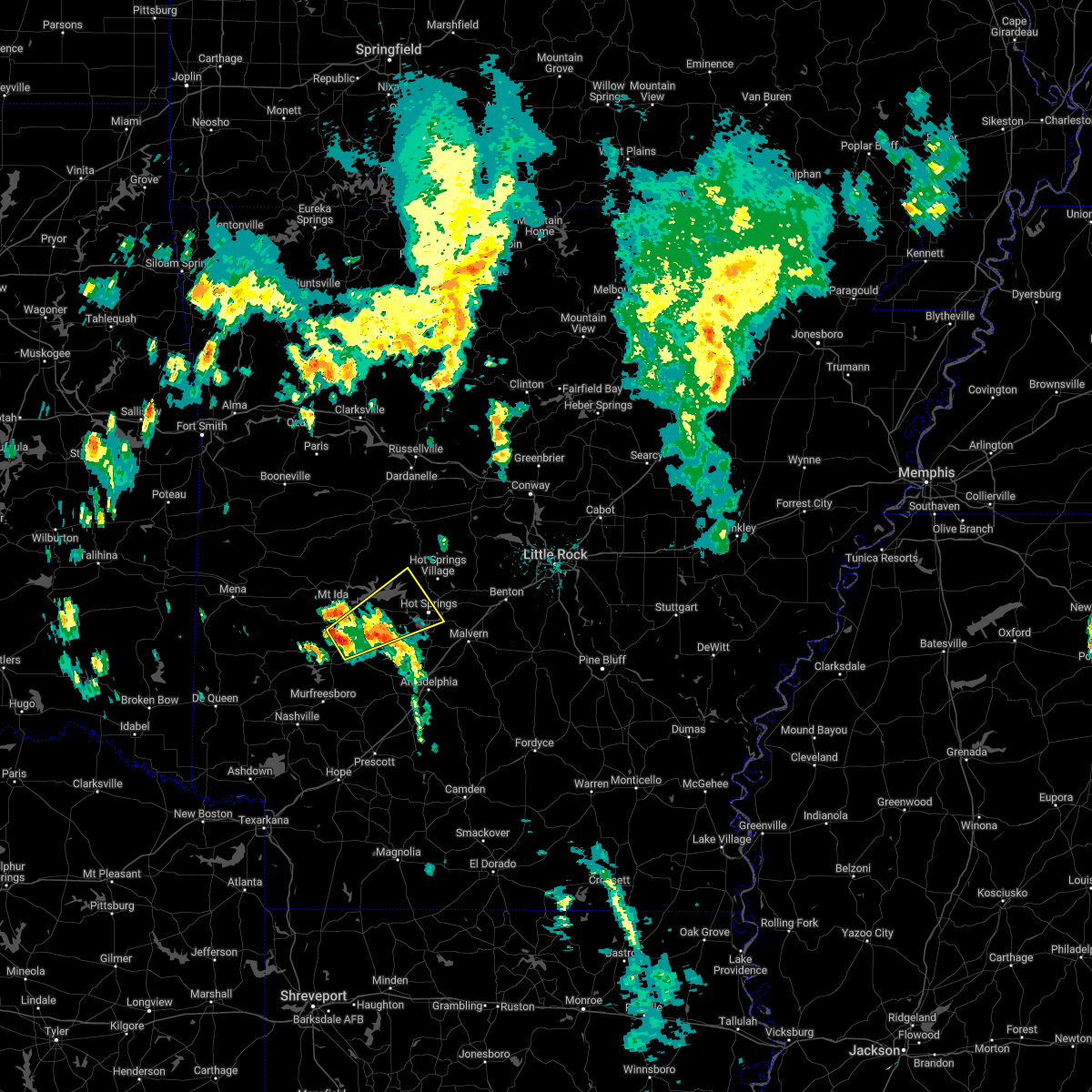 Hail Map for Hot Springs, AR Interactive Hail Maps