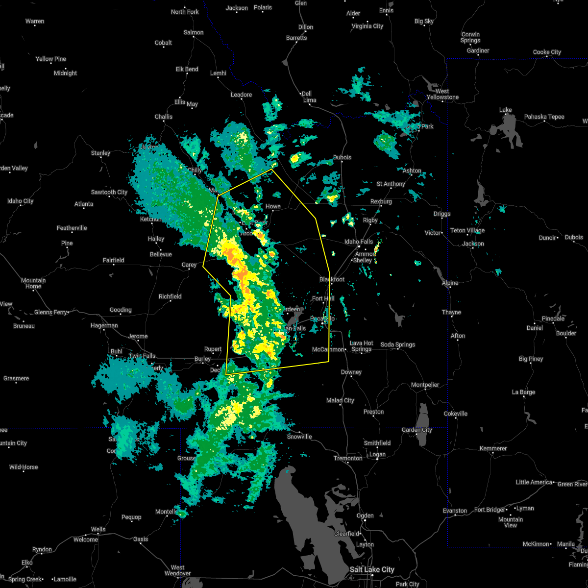 Interactive Hail Maps Hail Map for Mackay, ID