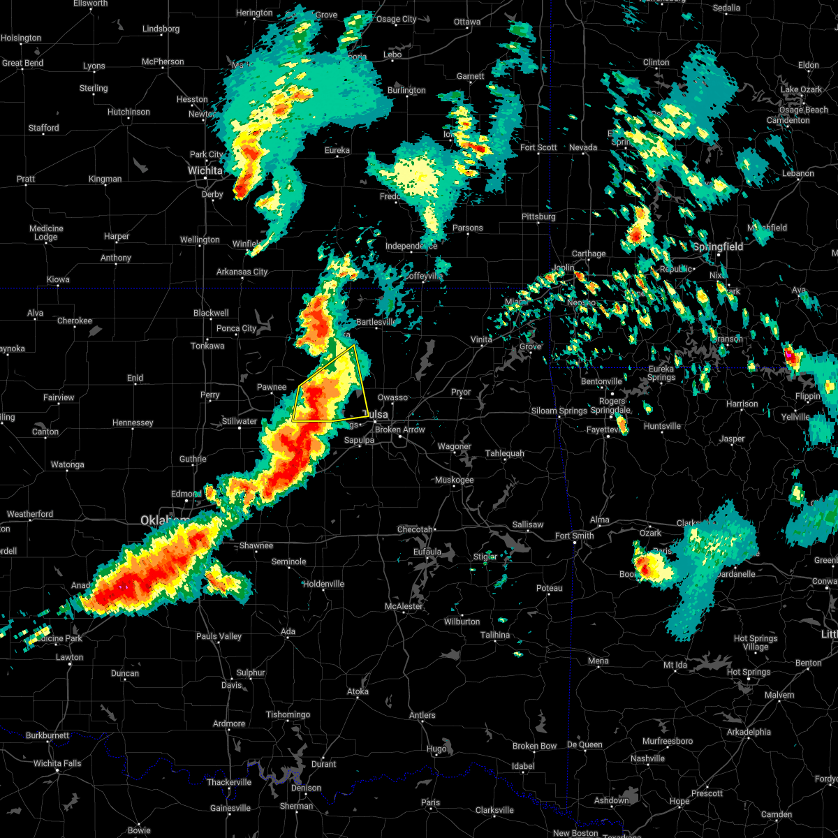 Interactive Hail Maps Hail Map for Tulsa, OK