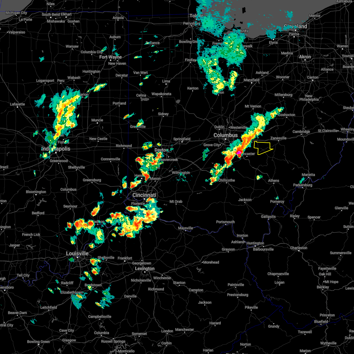Interactive Hail Maps Hail Map for Glenford, OH