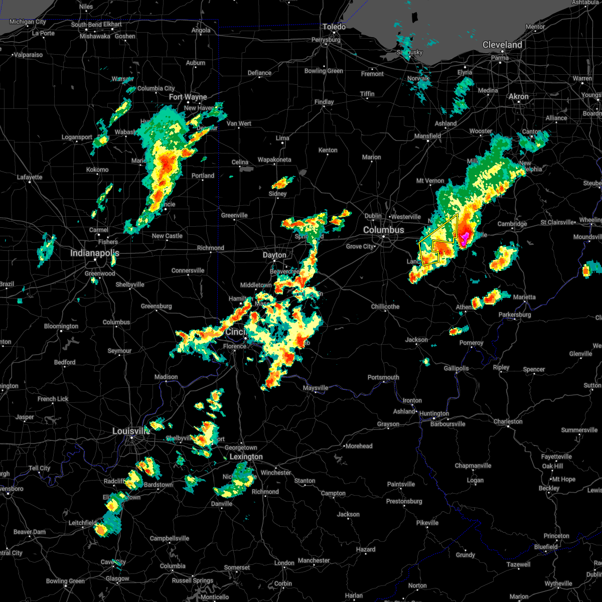 Interactive Hail Maps Hail Map for Millersport, OH