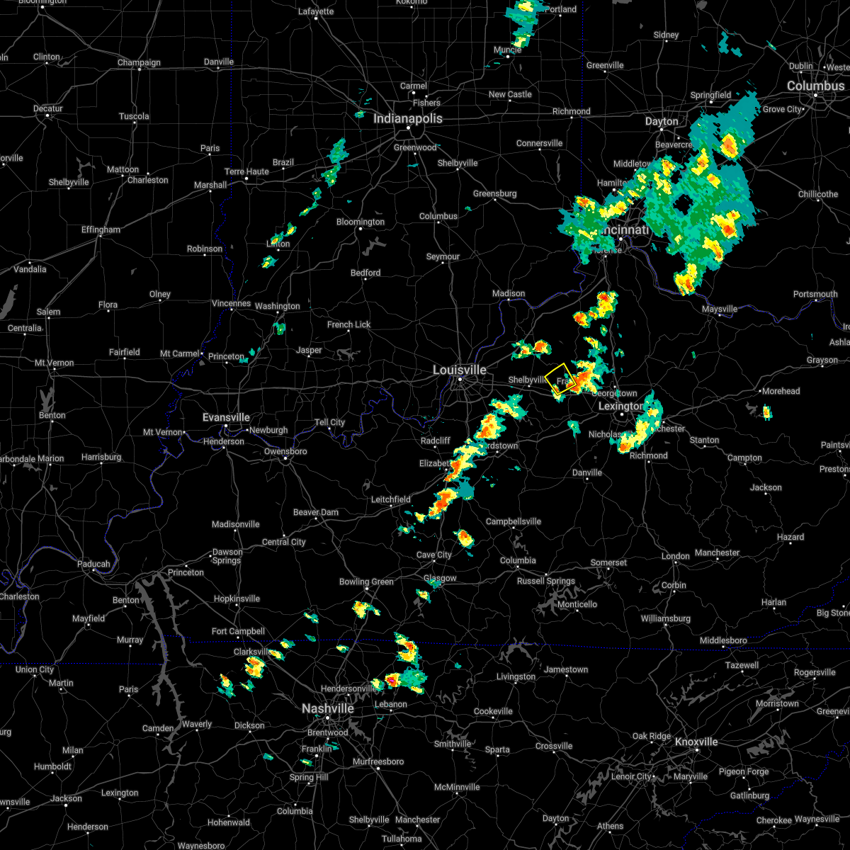 Interactive Hail Maps Hail Map for Frankfort, KY