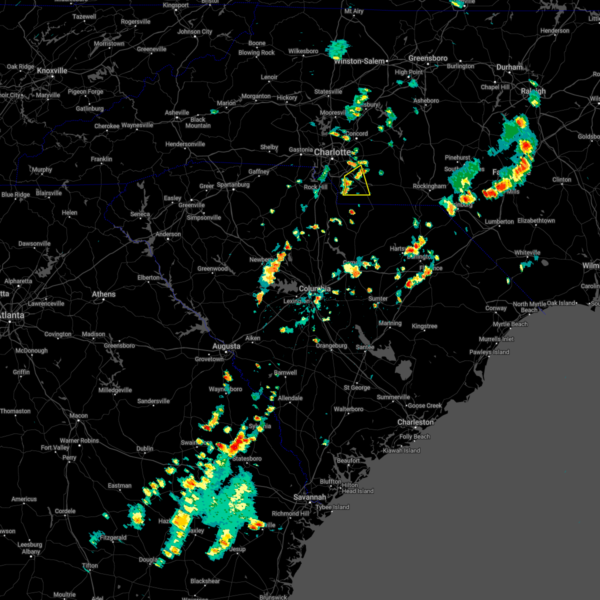 Interactive Hail Maps Hail Map for Wingate, NC