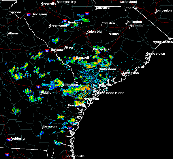 Interactive Hail Maps Hail Map for Bluffton, SC