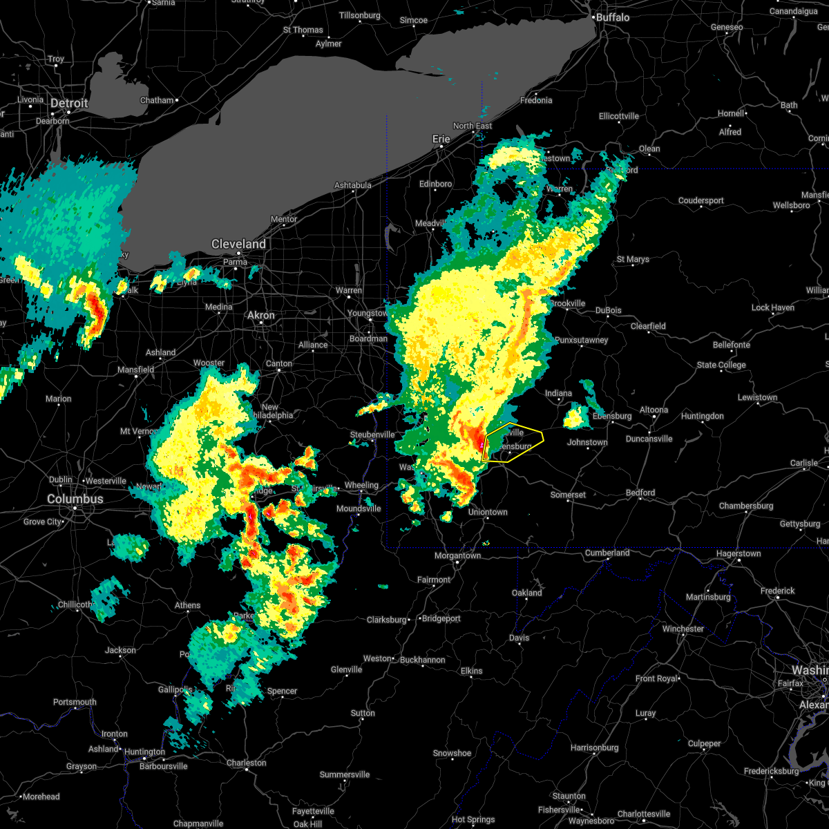 Interactive Hail Maps Hail Map for PA