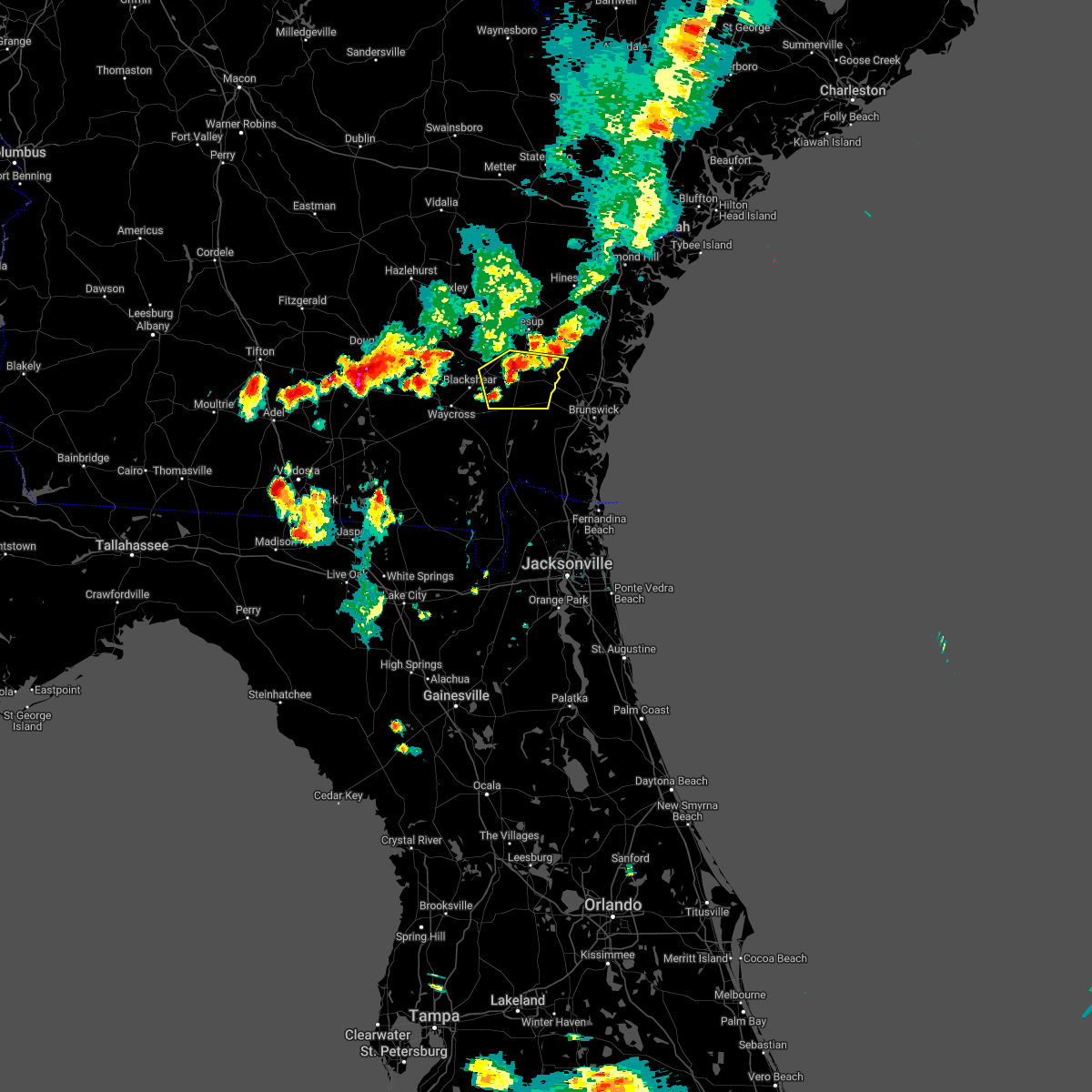 Interactive Hail Maps Hail Map for Nahunta, GA