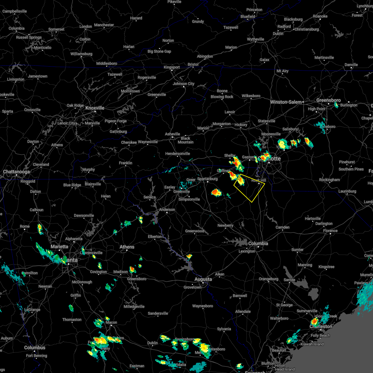 Interactive Hail Maps Hail Map for Chester, SC