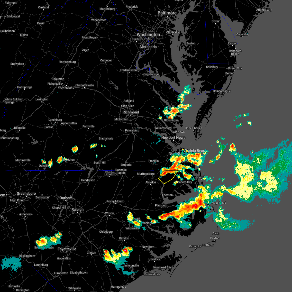 Interactive Hail Maps Hail Map for Gatesville, NC