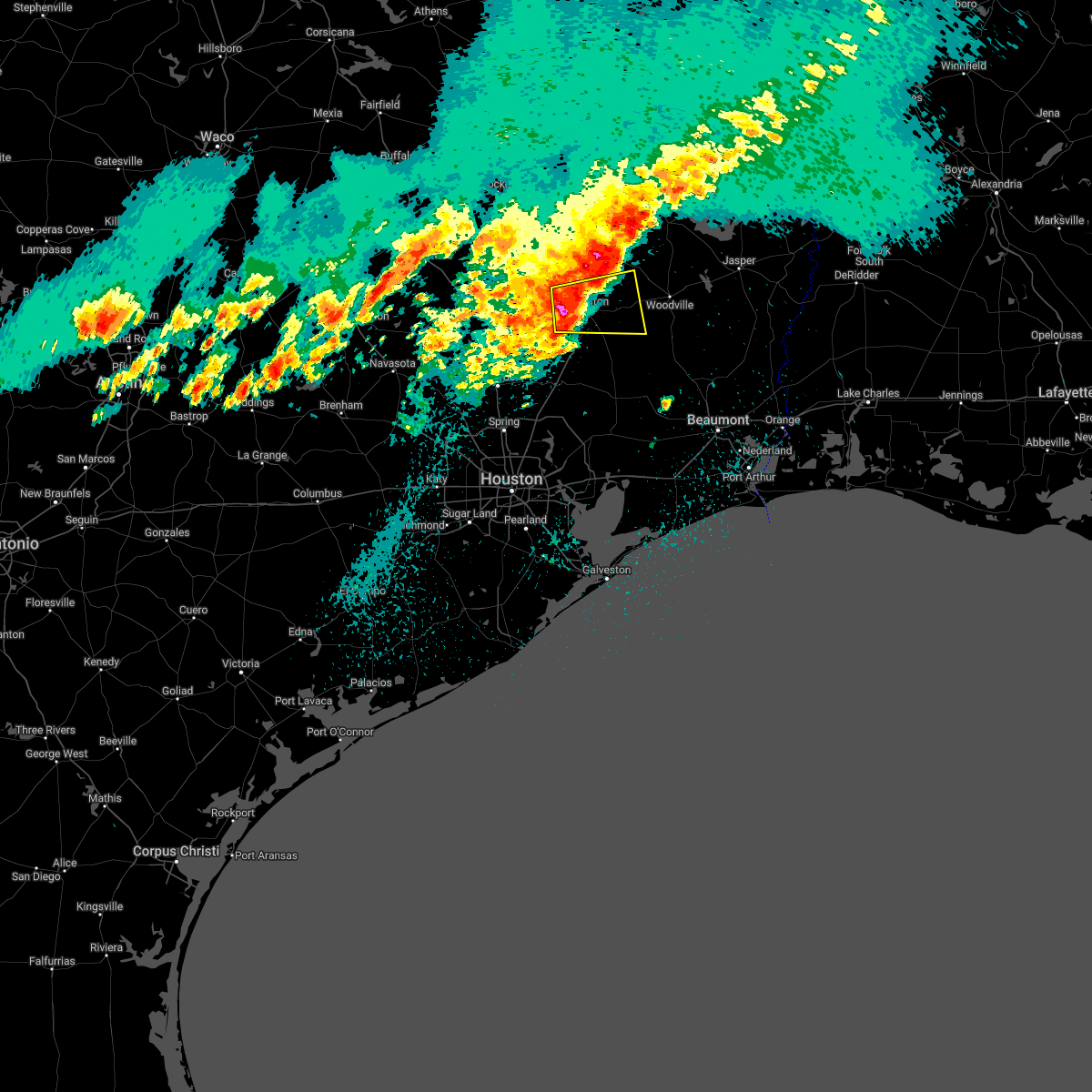Interactive Hail Maps Hail Map for Livingston, TX